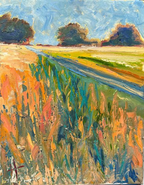 Painting of Heading to the Mountain