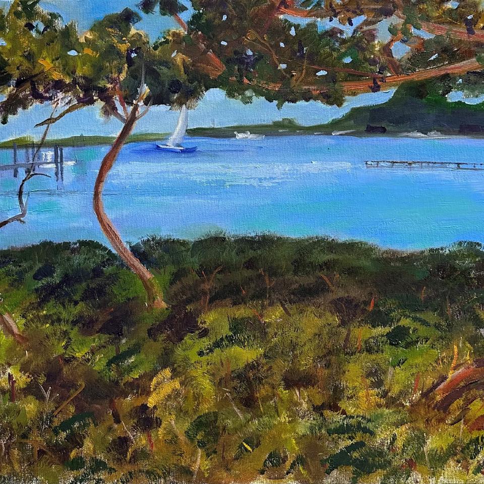 Painting of Hilton Head Sail Boat