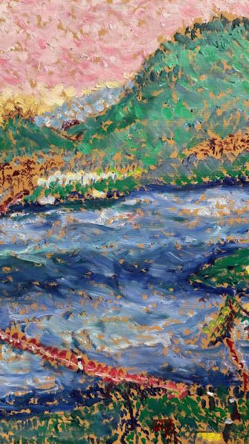 Painting of New River